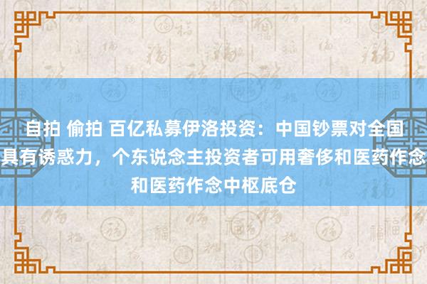 自拍 偷拍 百亿私募伊洛投资：中国钞票对全国树立资金具有诱惑力，个东说念主投资者可用奢侈和医药作念中枢底仓