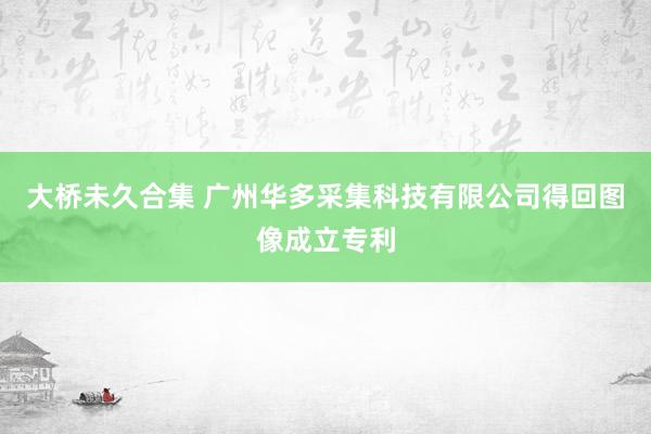 大桥未久合集 广州华多采集科技有限公司得回图像成立专利