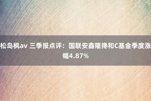 松岛枫av 三季报点评：国联安鑫隆搀和C基金季度涨幅4.87%