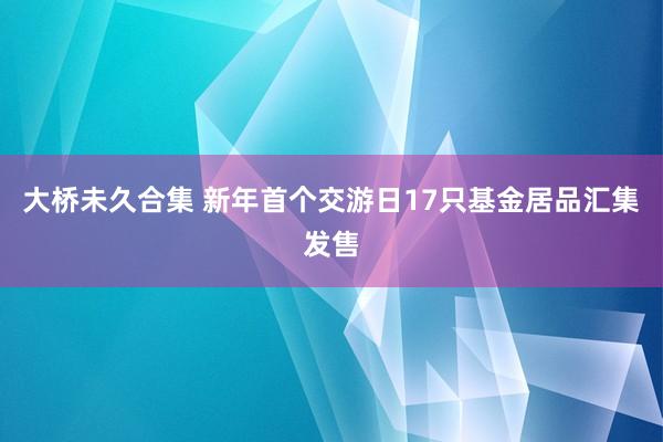 大桥未久合集 新年首个交游日17只基金居品汇集发售