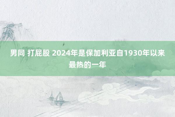 男同 打屁股 2024年是保加利亚自1930年以来最热的一年